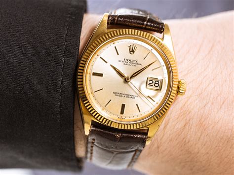 gold tone rolex sword hands|Rolex perpetual watches.